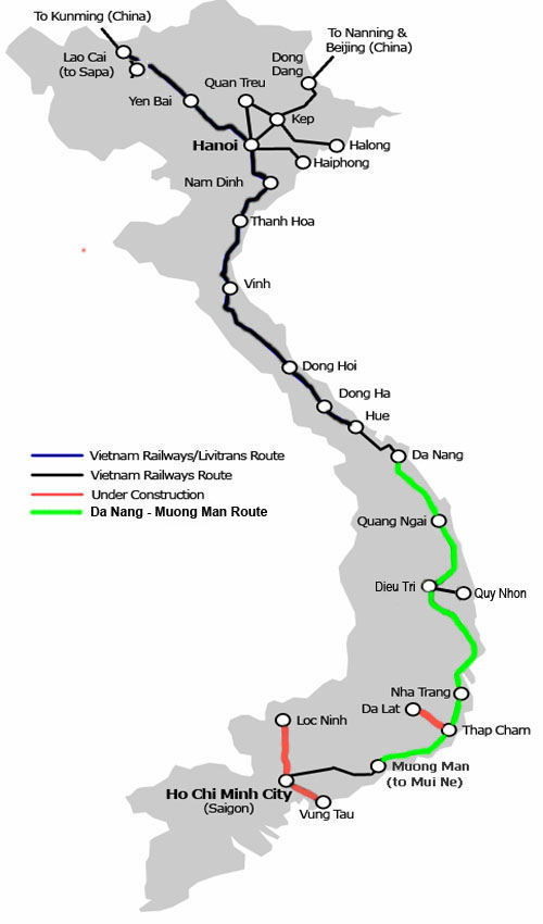 Muong Man - Danang Route