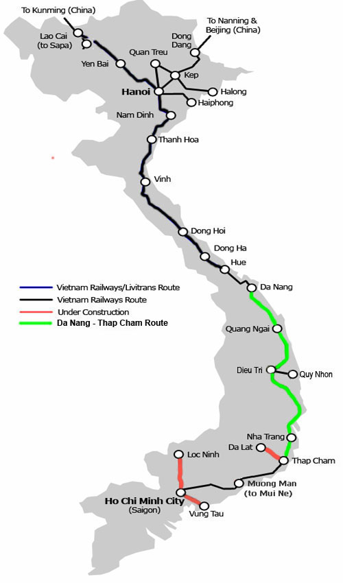 Thap Cham - Danang Route