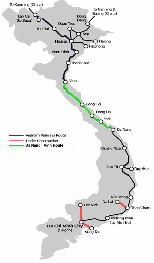 Danang - Vinh Route