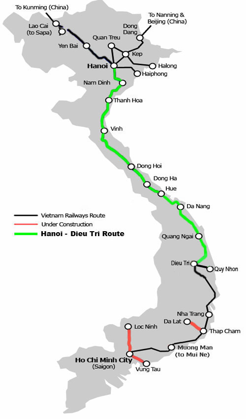 Hanoi - Dieu Tri Route