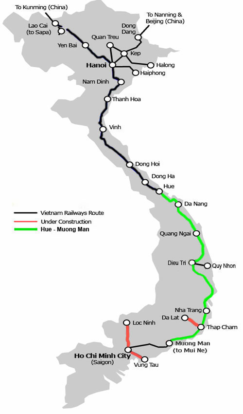 Muong Man - Hue Route