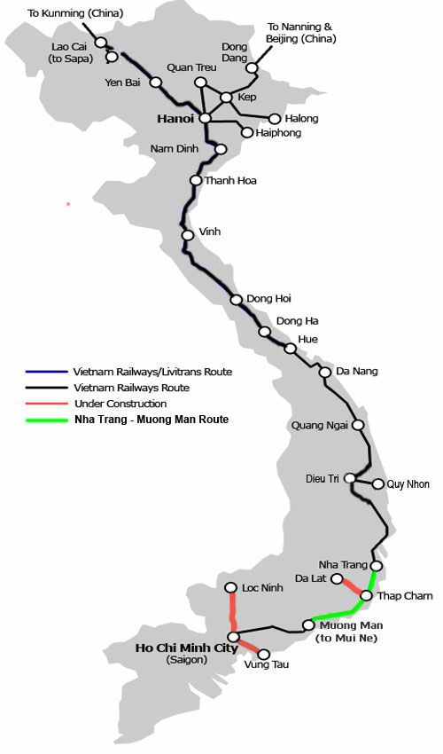 Muong Man - Nha Trang Route