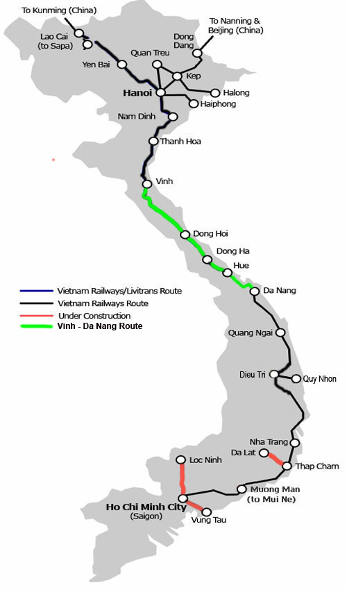 Vinh - Danang Route