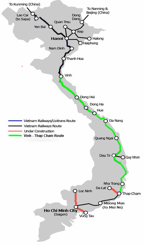 Vinh - Thap Cham Route